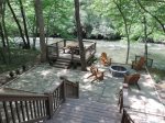 Fire Pit & Picnic Table Along The Cartecay River